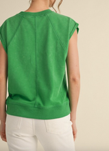 Load image into Gallery viewer, Kelly Green Short Sleeve Sweatshirt
