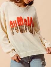 Load image into Gallery viewer, Mocha Pumpkin Sweater
