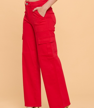 Load image into Gallery viewer, RED Cargo Jeans
