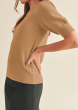 Load image into Gallery viewer, Hazel Puff Short Sleeve Sweater

