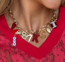 Load image into Gallery viewer, FUN KC Football Charm Necklace
