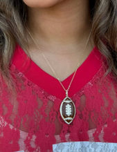 Load image into Gallery viewer, Large Football Sparkling Necklaces
