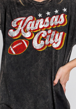 Load image into Gallery viewer, Kansas City Maxi Graphic T-Shirt Dress

