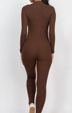 Load image into Gallery viewer, Black Long Sleeve Ribbed Bodysuit
