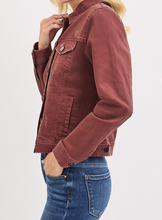 Load image into Gallery viewer, Chocolate Brown Denim Jacket
