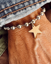 Load image into Gallery viewer, Brass Star Charm Bracelet
