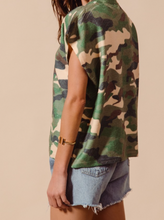 Load image into Gallery viewer, Camo Soft Short Sleeve Sweater
