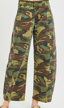Load image into Gallery viewer, Camo Barrel Jeans
