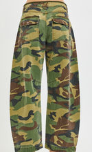 Load image into Gallery viewer, Camo Barrel Jeans
