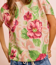 Load image into Gallery viewer, Blush Pink Floral Sleeveless Sweater
