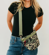 Load image into Gallery viewer, Camouflage Canvas Bum Bag
