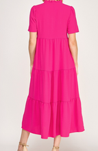 Load image into Gallery viewer, Fuchsia Maxi Dress
