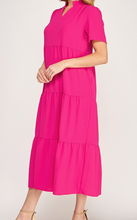Load image into Gallery viewer, Fuchsia Maxi Dress

