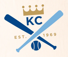 Load image into Gallery viewer, Ivory KC &amp; Bats Crop T-Shirt
