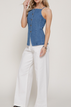 Load image into Gallery viewer, Denim (Longer) Vest
