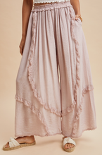 Load image into Gallery viewer, Soft Mauve Palazzo Pants
