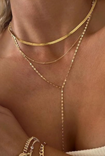 Load image into Gallery viewer, Layered Y-Necklace w/ Herringbone
