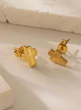 Load image into Gallery viewer, Gold Post Earrings
