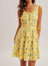 Load image into Gallery viewer, Lemon Dress w/ Scoop Neck
