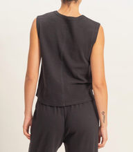 Load image into Gallery viewer, Black Sleeveless Shirt w/ Pocket
