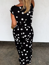Load image into Gallery viewer, Black &amp; White Polka Dot Comfy Sets
