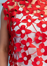 Load image into Gallery viewer, Red Floral Lace Top
