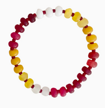 Load image into Gallery viewer, KC Chiefs Gemstone Bead Bracelet
