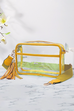 Load image into Gallery viewer, Clear Crossbody Camara Style Bag
