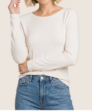 Load image into Gallery viewer, Super Soft Ivory Long Sleeve Top
