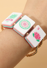 Load image into Gallery viewer, Mahjong Tile Stretch Bracelet
