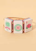 Load image into Gallery viewer, Mahjong Tile Stretch Bracelet

