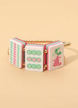 Load image into Gallery viewer, Mahjong Tile Stretch Bracelet
