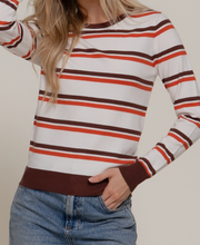 Load image into Gallery viewer, Fall Stripe Sweater
