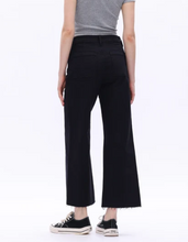Load image into Gallery viewer, Black Wide Leg Jeans
