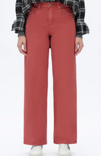 Load image into Gallery viewer, Raspberry High Rise Straight Jeans

