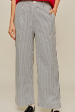 Load image into Gallery viewer, Black Pinstripe Pants
