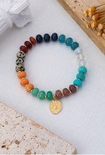 Load image into Gallery viewer, Multi Stone Stretch Bracelet
