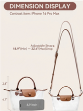 Load image into Gallery viewer, Clear Color Block Flap Crossbody Bag
