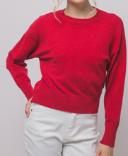 Load image into Gallery viewer, Classic Crewneck Sweater – Red
