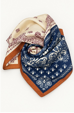 Load image into Gallery viewer, Patchwork Paisley Bandana Scarf
