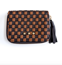Load image into Gallery viewer, Woven Checker Wallet
