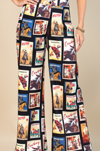 Load image into Gallery viewer, Western Stamp Print Wide-Legs Pants
