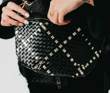 Load image into Gallery viewer, Woven Checker Sling Bags
