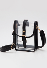 Load image into Gallery viewer, Clear Crossbody w Belt Buckle
