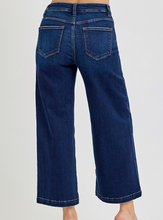 Load image into Gallery viewer, Dark Wash High Rise Wide Leg Jeans
