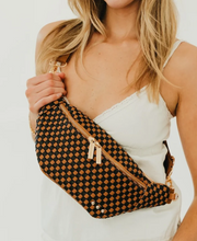 Load image into Gallery viewer, Slim Checker Woven Bum Bag
