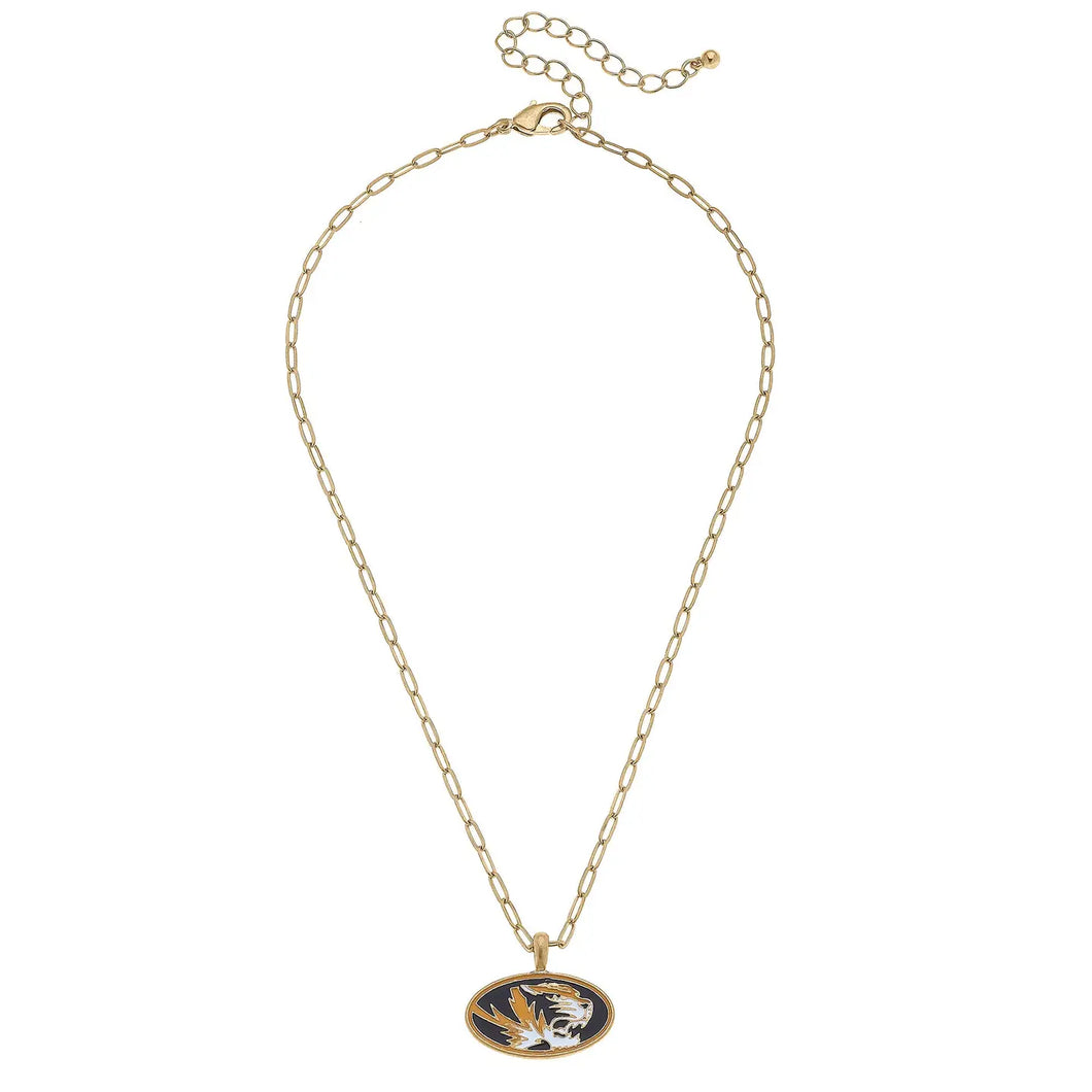 Missouri Tigers Logo Pendant Necklace