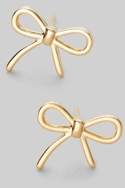 Small Bow Post Earrings