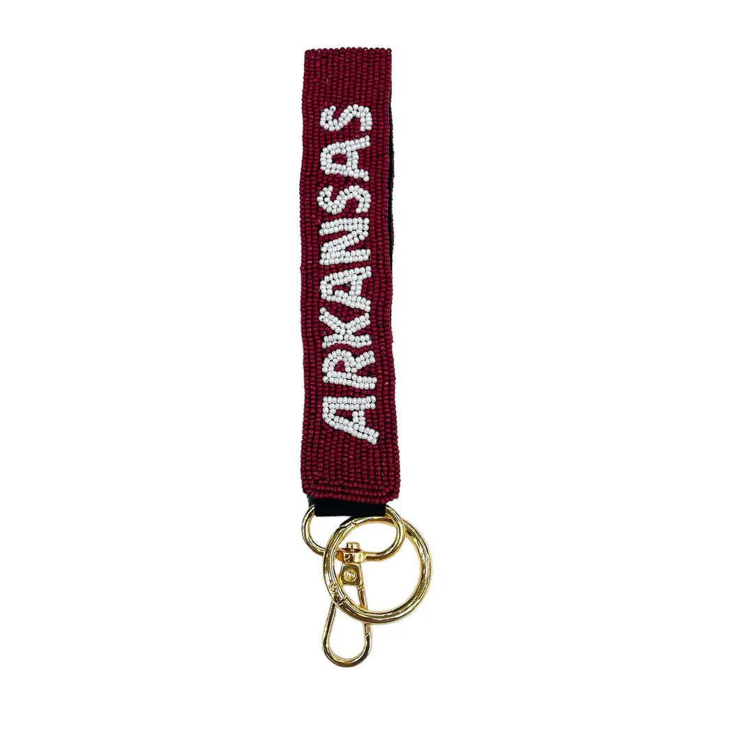Arkansas Beaded Wristlet