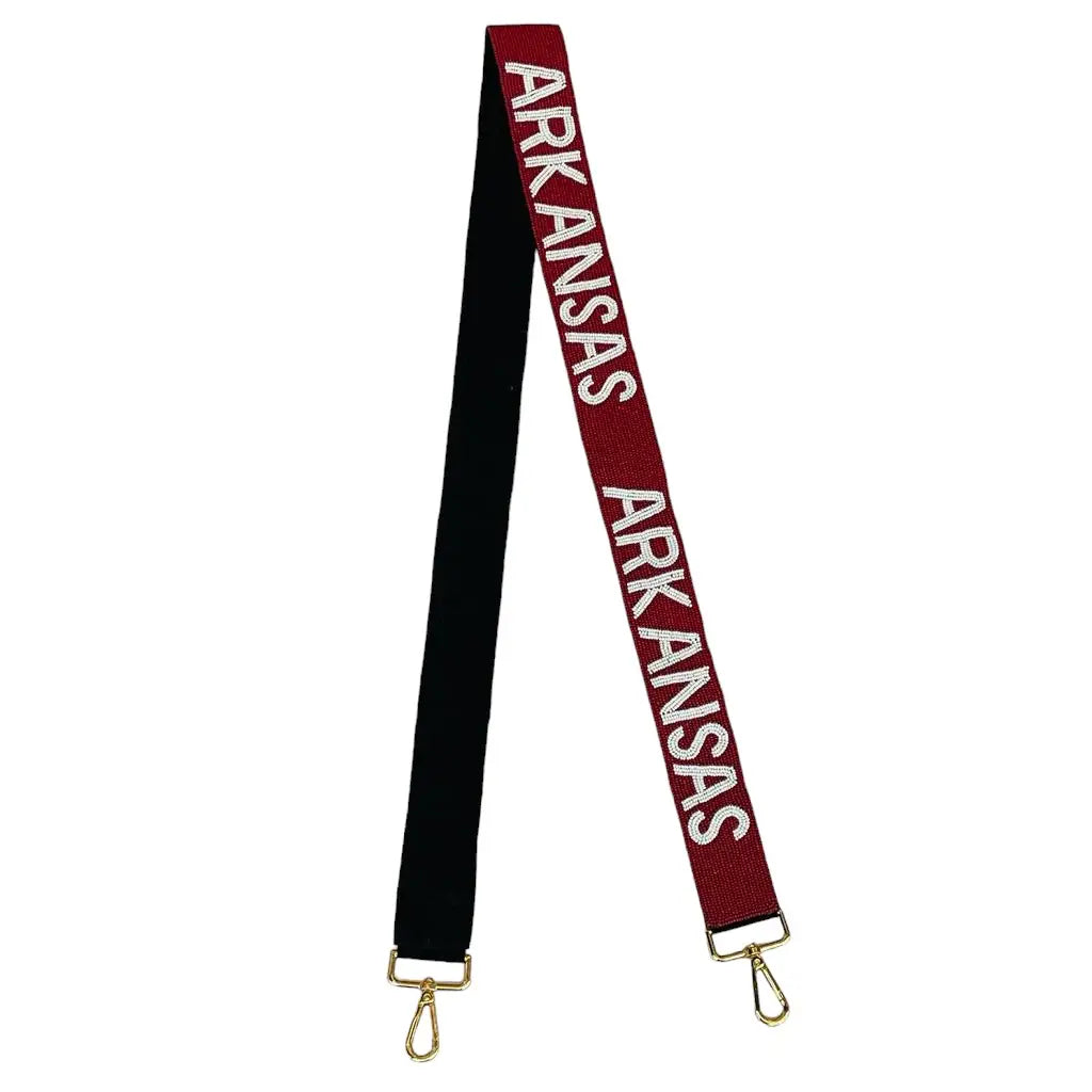 Arkansas Beaded Bag Strap